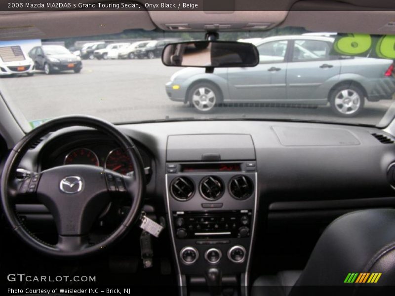 Onyx Black / Beige 2006 Mazda MAZDA6 s Grand Touring Sedan