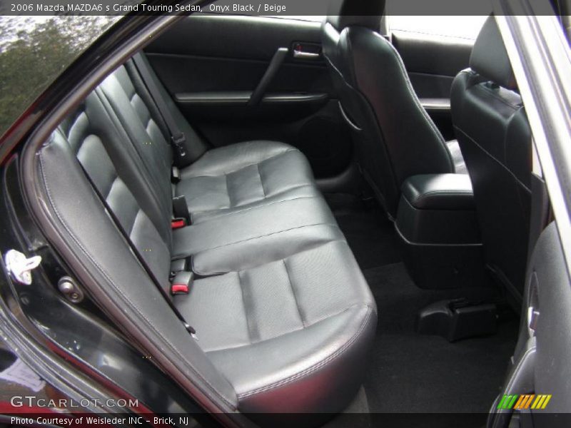 Onyx Black / Beige 2006 Mazda MAZDA6 s Grand Touring Sedan
