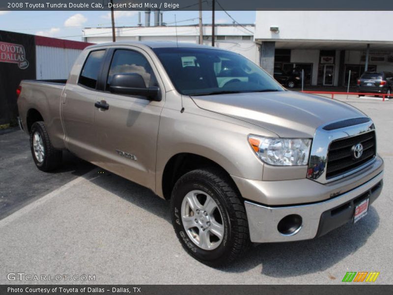 Desert Sand Mica / Beige 2008 Toyota Tundra Double Cab