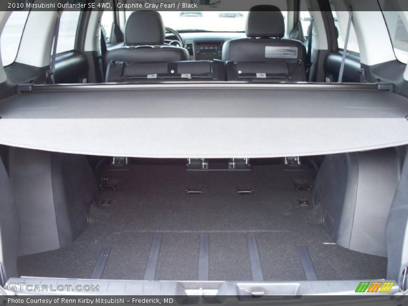 Graphite Gray Pearl / Black 2010 Mitsubishi Outlander SE 4WD