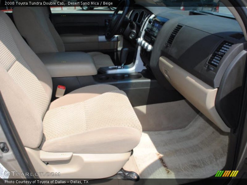 Desert Sand Mica / Beige 2008 Toyota Tundra Double Cab