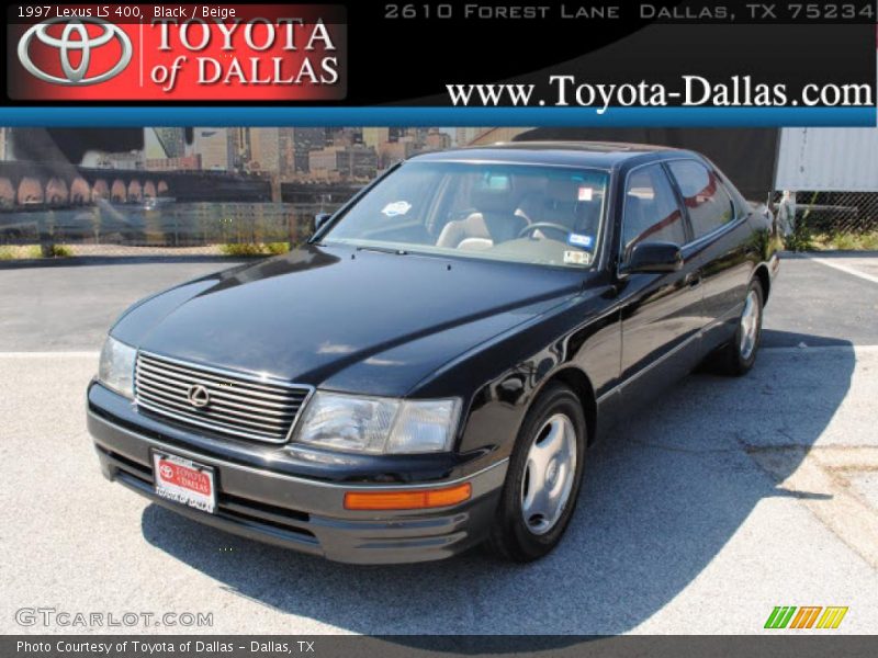 Black / Beige 1997 Lexus LS 400