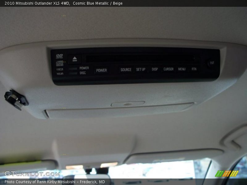 Cosmic Blue Metallic / Beige 2010 Mitsubishi Outlander XLS 4WD