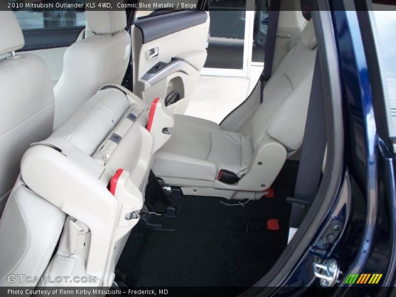 Cosmic Blue Metallic / Beige 2010 Mitsubishi Outlander XLS 4WD