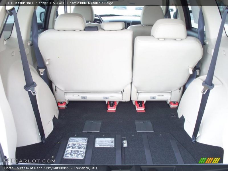 Cosmic Blue Metallic / Beige 2010 Mitsubishi Outlander XLS 4WD