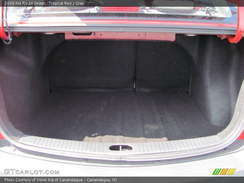 Tropical Red / Gray 2009 Kia Rio LX Sedan