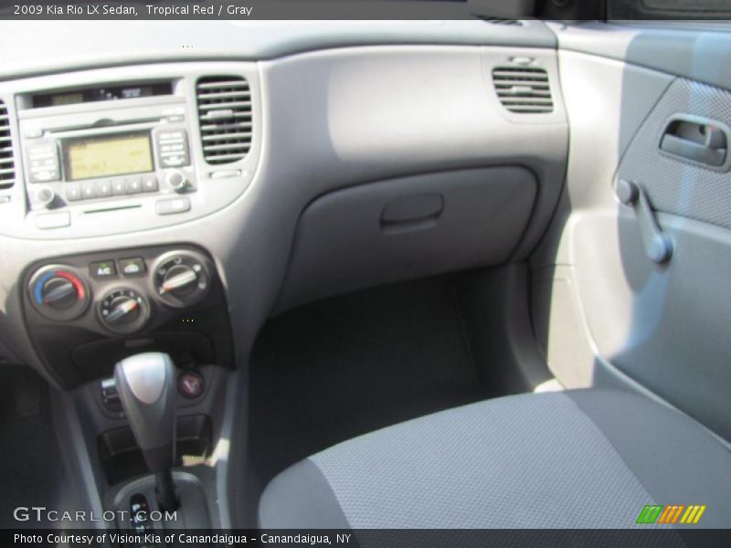 Tropical Red / Gray 2009 Kia Rio LX Sedan