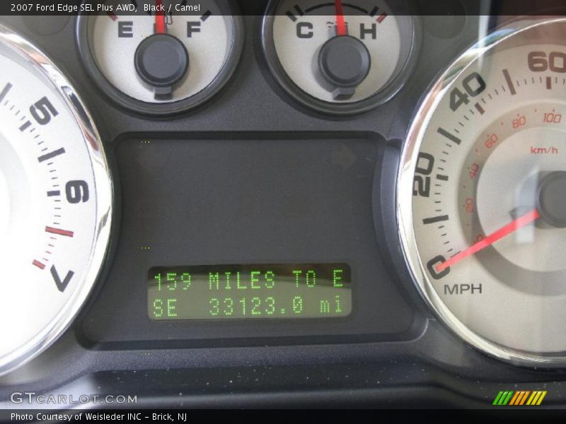 Black / Camel 2007 Ford Edge SEL Plus AWD