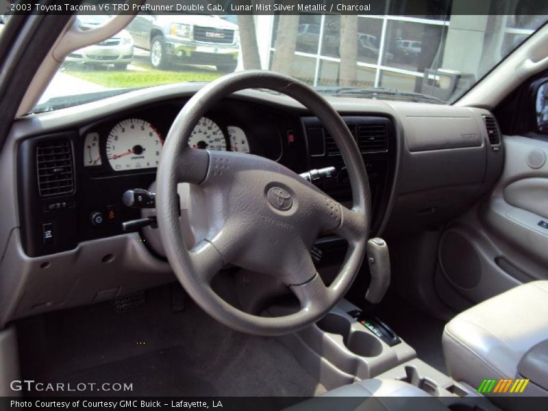 Lunar Mist Silver Metallic / Charcoal 2003 Toyota Tacoma V6 TRD PreRunner Double Cab