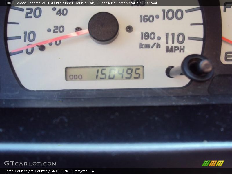 Lunar Mist Silver Metallic / Charcoal 2003 Toyota Tacoma V6 TRD PreRunner Double Cab