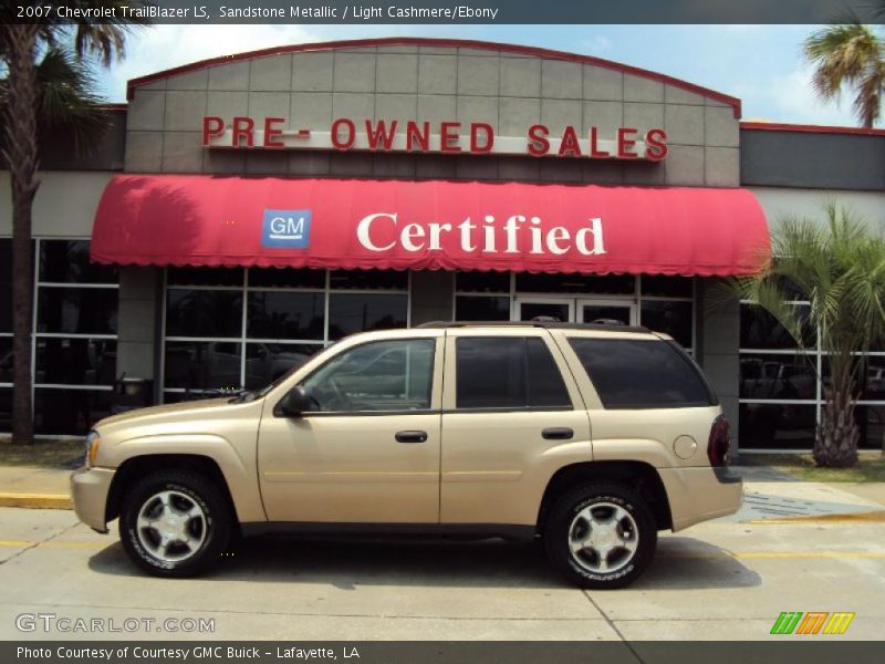 Sandstone Metallic / Light Cashmere/Ebony 2007 Chevrolet TrailBlazer LS