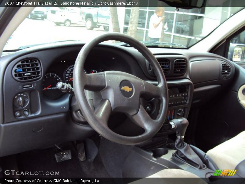 Sandstone Metallic / Light Cashmere/Ebony 2007 Chevrolet TrailBlazer LS