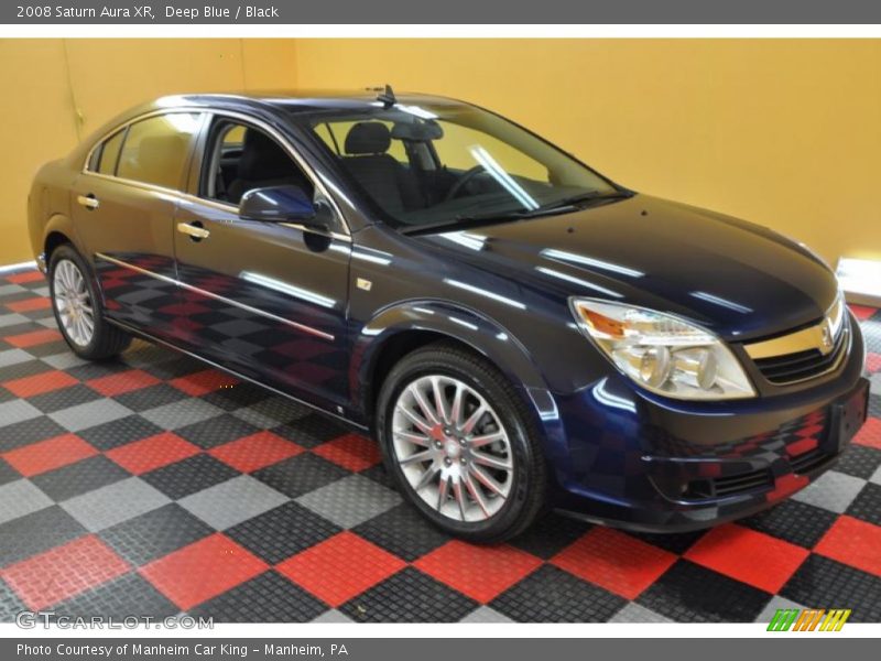 Deep Blue / Black 2008 Saturn Aura XR