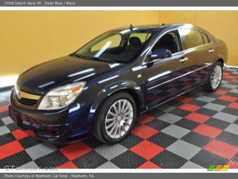 Deep Blue / Black 2008 Saturn Aura XR