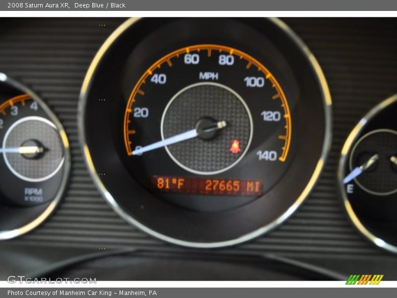 Deep Blue / Black 2008 Saturn Aura XR