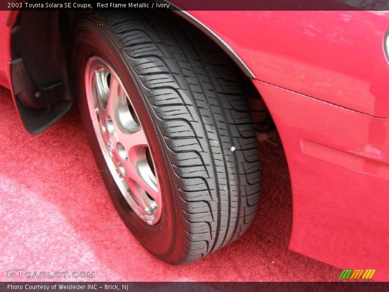 Red Flame Metallic / Ivory 2003 Toyota Solara SE Coupe