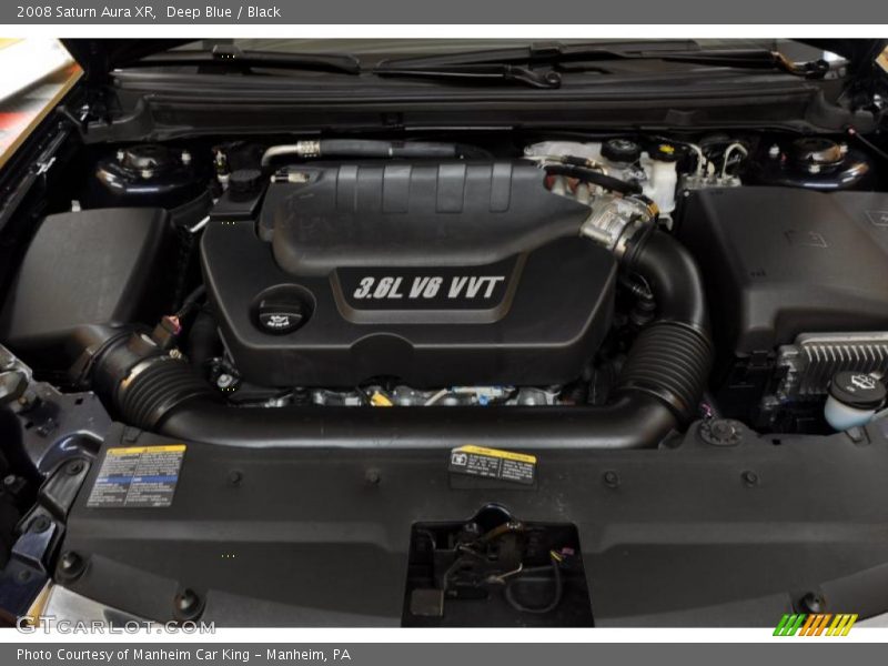 Deep Blue / Black 2008 Saturn Aura XR