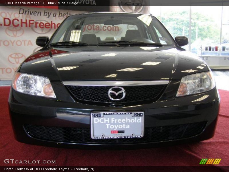 Black Mica / Beige 2001 Mazda Protege LX