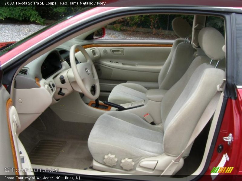 Red Flame Metallic / Ivory 2003 Toyota Solara SE Coupe