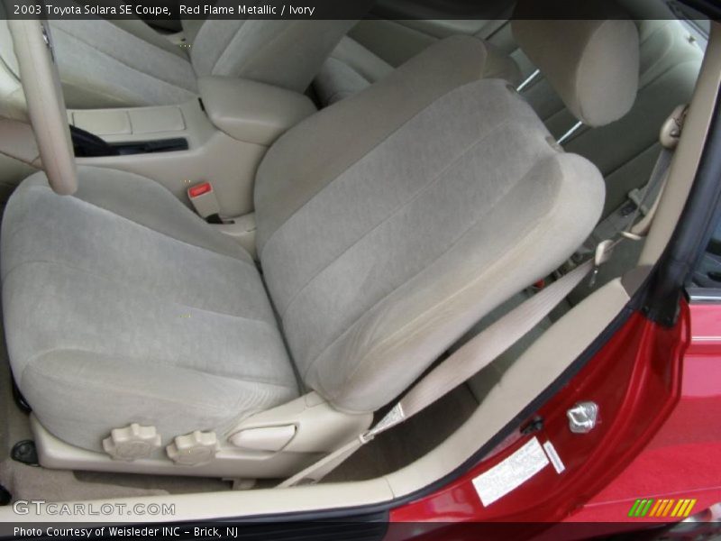 Red Flame Metallic / Ivory 2003 Toyota Solara SE Coupe