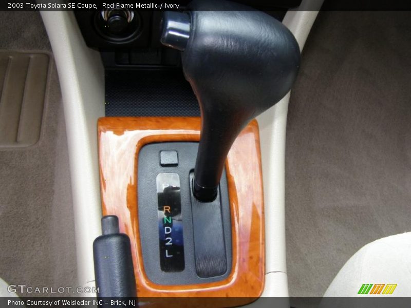 Red Flame Metallic / Ivory 2003 Toyota Solara SE Coupe