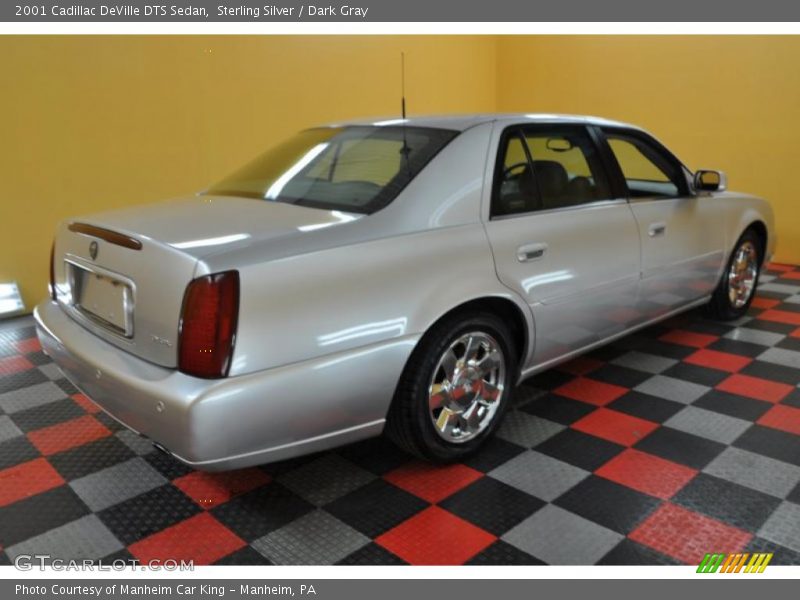 Sterling Silver / Dark Gray 2001 Cadillac DeVille DTS Sedan