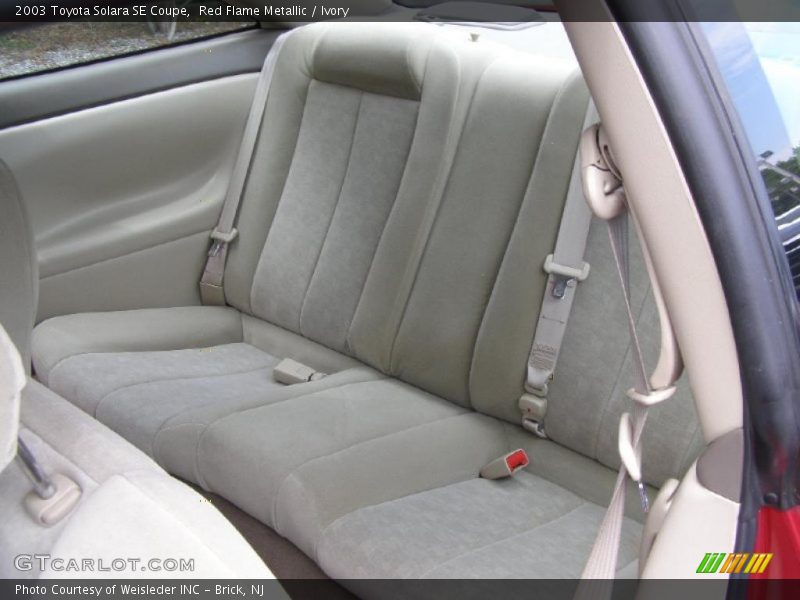 Red Flame Metallic / Ivory 2003 Toyota Solara SE Coupe