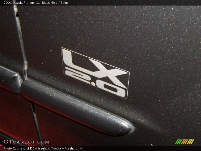Black Mica / Beige 2001 Mazda Protege LX