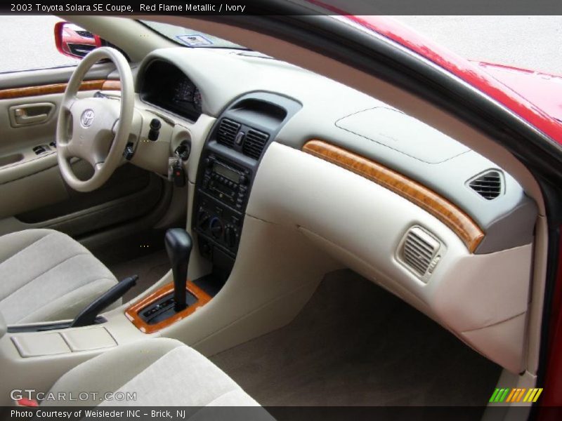 Red Flame Metallic / Ivory 2003 Toyota Solara SE Coupe