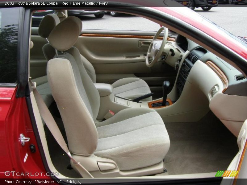 Red Flame Metallic / Ivory 2003 Toyota Solara SE Coupe