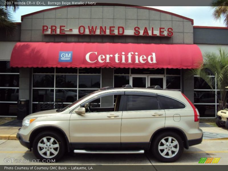 Borrego Beige Metallic / Ivory 2007 Honda CR-V EX-L