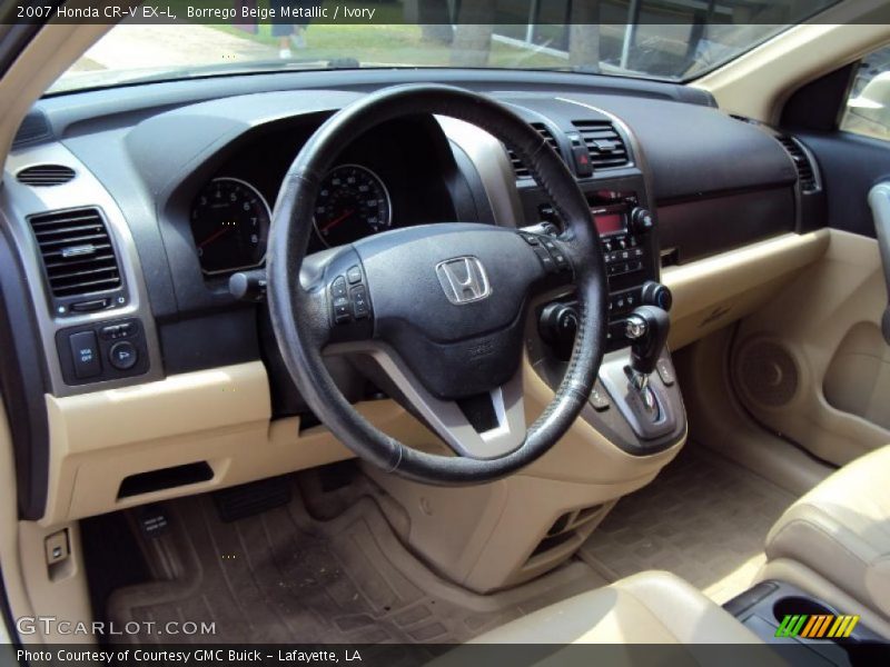 Borrego Beige Metallic / Ivory 2007 Honda CR-V EX-L
