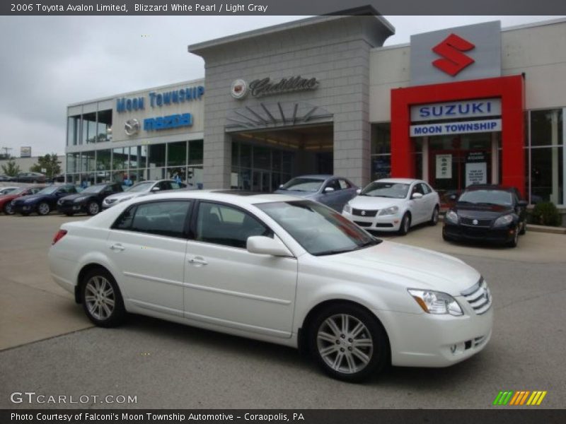 Blizzard White Pearl / Light Gray 2006 Toyota Avalon Limited