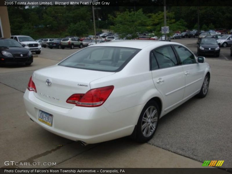 Blizzard White Pearl / Light Gray 2006 Toyota Avalon Limited