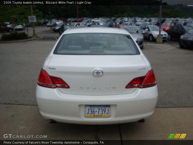 Blizzard White Pearl / Light Gray 2006 Toyota Avalon Limited