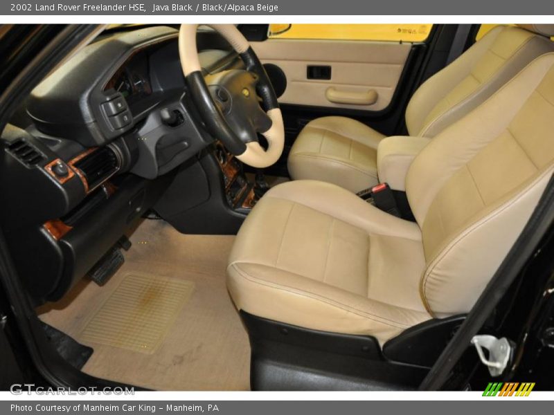 Java Black / Black/Alpaca Beige 2002 Land Rover Freelander HSE