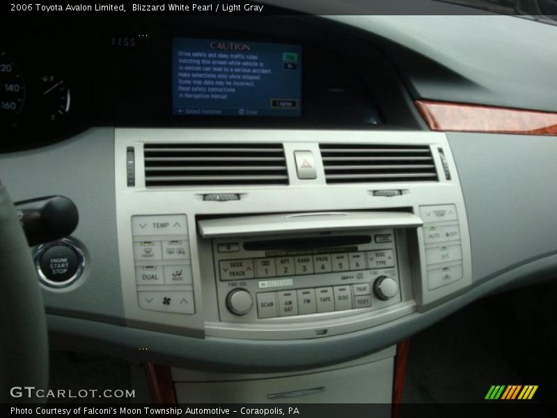 Blizzard White Pearl / Light Gray 2006 Toyota Avalon Limited