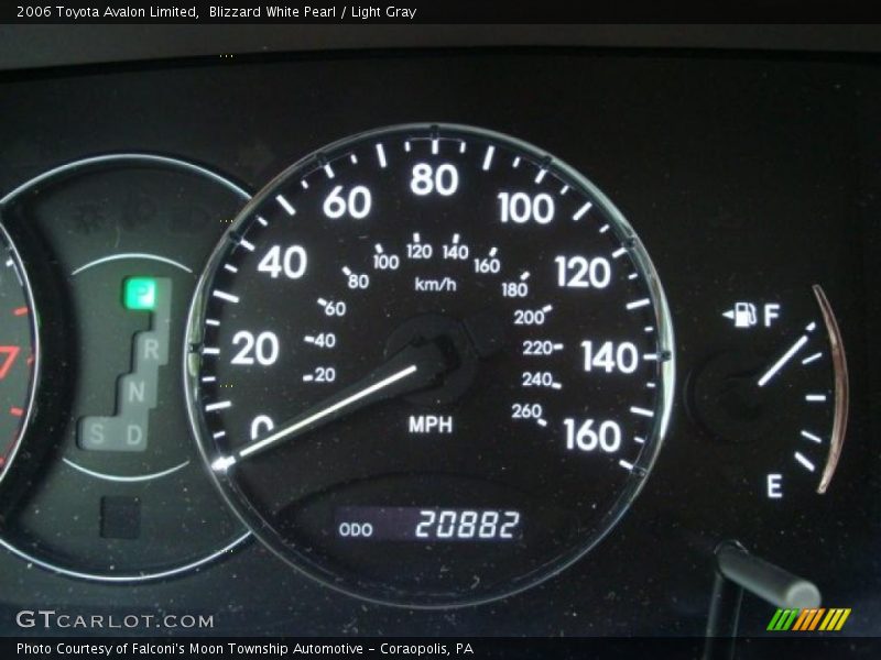 Blizzard White Pearl / Light Gray 2006 Toyota Avalon Limited