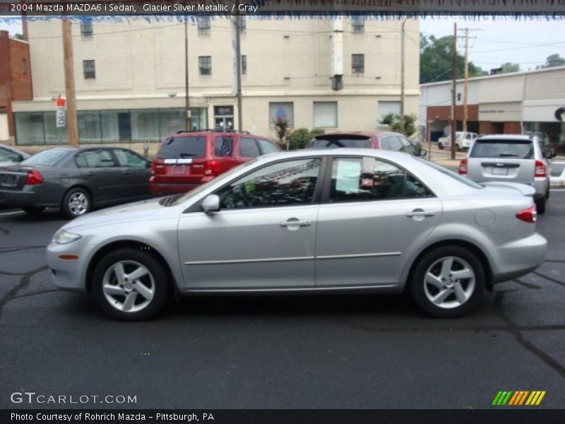 Glacier Silver Metallic / Gray 2004 Mazda MAZDA6 i Sedan
