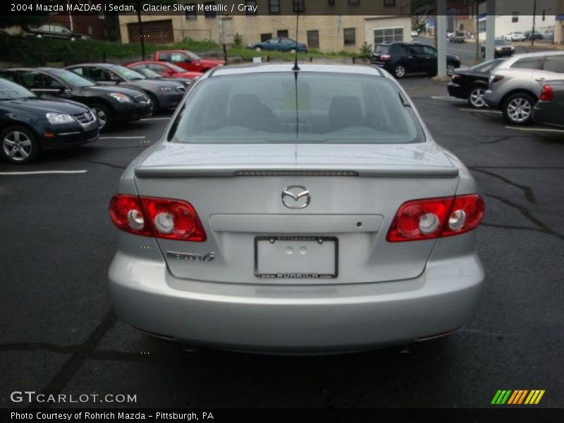 Glacier Silver Metallic / Gray 2004 Mazda MAZDA6 i Sedan