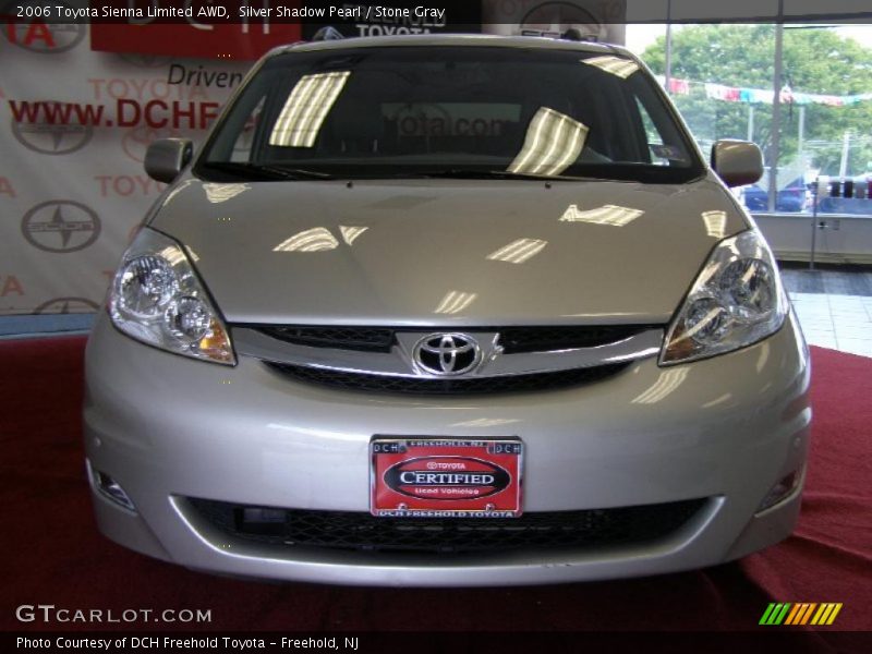 Silver Shadow Pearl / Stone Gray 2006 Toyota Sienna Limited AWD