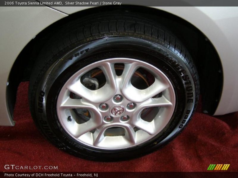 Silver Shadow Pearl / Stone Gray 2006 Toyota Sienna Limited AWD