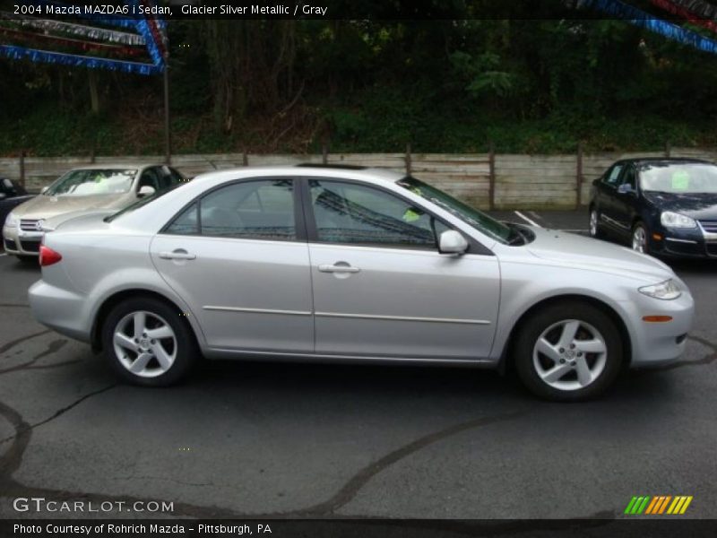Glacier Silver Metallic / Gray 2004 Mazda MAZDA6 i Sedan