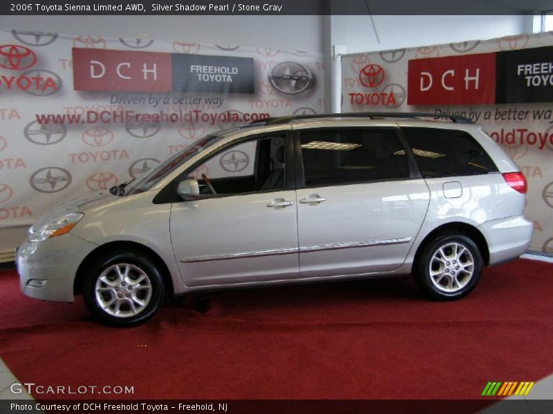 Silver Shadow Pearl / Stone Gray 2006 Toyota Sienna Limited AWD