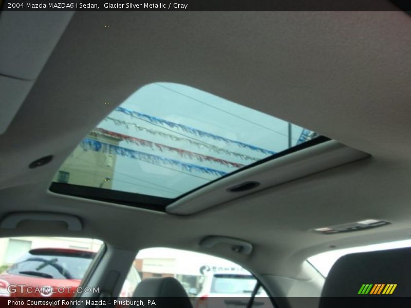 Glacier Silver Metallic / Gray 2004 Mazda MAZDA6 i Sedan