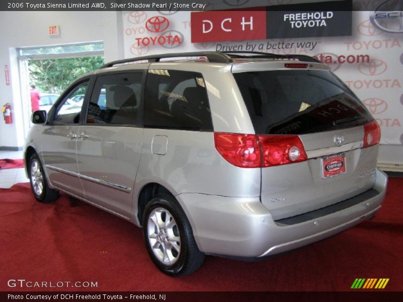 Silver Shadow Pearl / Stone Gray 2006 Toyota Sienna Limited AWD