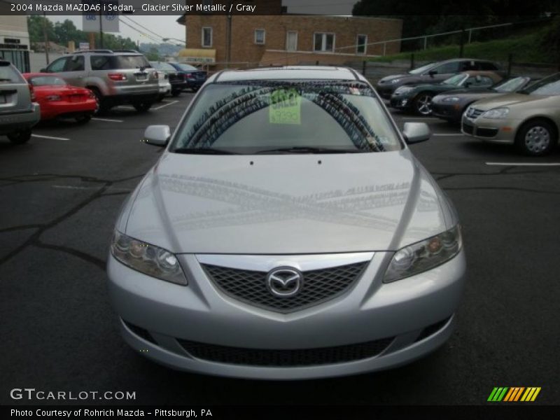 Glacier Silver Metallic / Gray 2004 Mazda MAZDA6 i Sedan