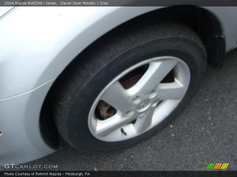 Glacier Silver Metallic / Gray 2004 Mazda MAZDA6 i Sedan