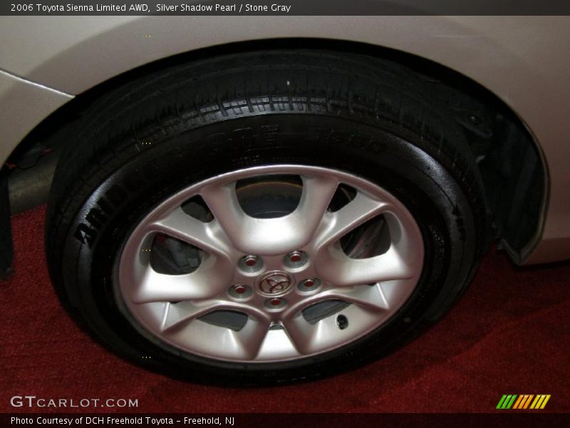 Silver Shadow Pearl / Stone Gray 2006 Toyota Sienna Limited AWD