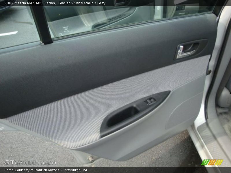 Glacier Silver Metallic / Gray 2004 Mazda MAZDA6 i Sedan